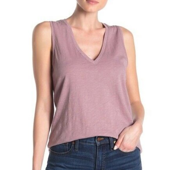 Madewell Tops - Madewell Do Well V-Neck Knit Tank Top Size XXL